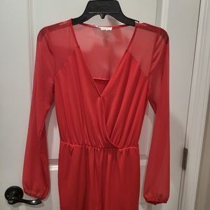 Sexy red romper